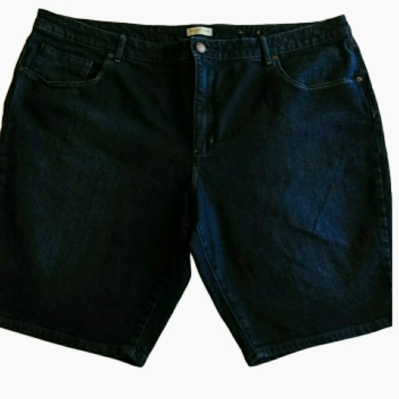 COLDWATER CREEK Dark Wash Denim Jeans Shorts - Picture 1 of 8